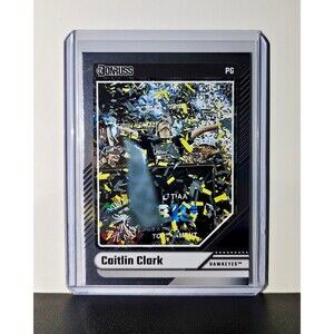Caitlin Clark 2024 Silver Foil Panini Donruss #14 Basketball Card Iowa Hawkeyes